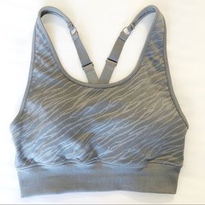 FABLETICS Eliza Seamless Sports Bra Gray NWOT